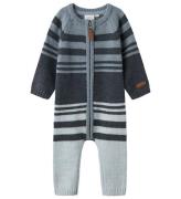 Name It Onesie - Ull - Stickad - NbmWriss - Ombre Blue