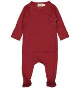 MarMar Onesie - Rib - Rubetta - Hibiscus Red