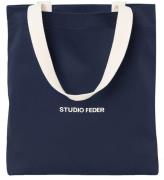 Studio Feder Shoppingväska - Sigrid - Canvas - Marinblå