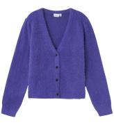 Name It Cardigan - Stickad - NkfSifluffa - Purple Ã?verflÃ¶d