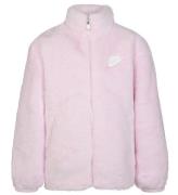 Nike Jacka - Fuskpäls - Rosa Skum