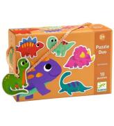 Djeco Pussel - 10 st. - Duo Dinos