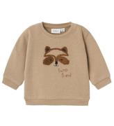 Name It Sweatshirt - NbmSalt - Weathered Teak