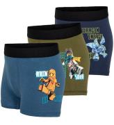 LEGO® Wear Boxershorts - 3-pack - Mellan Blue