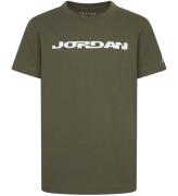 Jordan T-shirt - Medium+ Olive m. Tryck