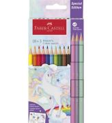 Faber-Castell Färgpennor - 13 st. - Unicorn Pastel