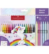 Faber-Castell Tuschpennor - 24 st. - Unicorn Pastel