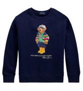 Polo Ralph Lauren Sweatshirt - MarinblÃ¥ m. Gosedjur