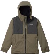 Columbia Regnjacka m. Fleece - Regniga spÃ¥r II - Stone Green