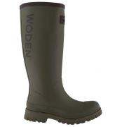 Woden Gummistövlar - Le Waterproof - Dark Olive