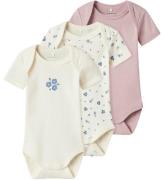 Name It Bodies k/æ - Noos - NbfBody - 3-pack - Jet Stream Flower