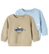 Name It Sweatshirt - NbfVonne - 2-pack - Cerulean/Dog On Wheels