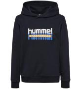 Hummel Hoodie - hmlTukas - Svart m. Tryck