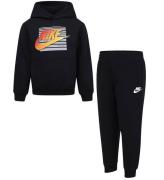 Nike Sweatset - Svart m. Orange