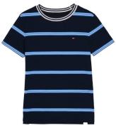 Tommy Hilfiger T-shirt - Dark Natt Marinblå m. Ränder