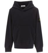 Stone Island Hoodie - MarinblÃ¥ Blue m. Logo