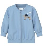 Name It Cardigan - NbmVonne - Cerulean/Dog På hjul