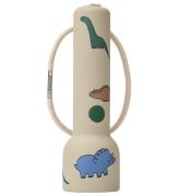 Liewood Ficklampa - Gry - Silikon - Dinosaurs/Mist