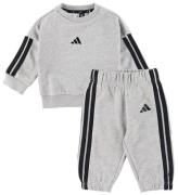 adidas Performance Sweatset - I 3S Jog 240 - Mgreyh/Clpink