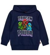 LEGO® Ninjago Hoodie - LWSaku - Dark Marinblå m. Tryck