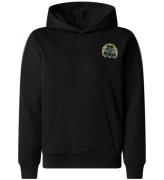 The North Face Hoodie - Grafisk avslappnad - Svart/Neongul