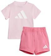 adidas Performance T-shirt/Shorts - 160 - Rosa/Vit