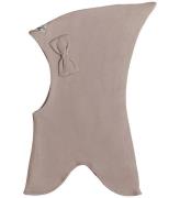 Racing Kids Balaclava - Dubbel - Stone m. Rosett