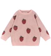 Konges Sløjd Tröja - Stickad - Lapis Lurex - Strawberry