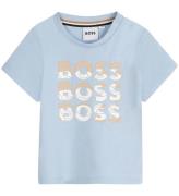 BOSS T-shirt - persiska Blue m. Tryck