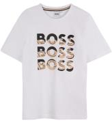 BOSS T-shirt - Vit m. Tryck