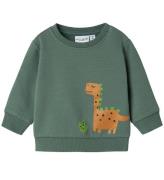 Name It Sweatshirt - NbmVonne - Dark Forest/Dinosaur