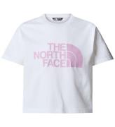 The North Face T-shirt - Beskuren - Easy - Vit/Cyber Rosa