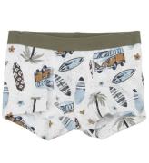 Joha Boxershorts - Off White m. Tryck