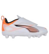 Puma Fotbollsskor - ULTRA 5 Play V FG/AG RB Jr - Vit