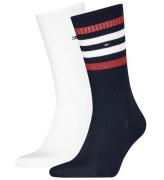 Tommy Hilfiger Strumpor - 2-pack - Stripe - Marinblå