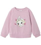 Name It Sweatshirt - NmfVenus - Winsome Orchid/Bunny m. Tryck