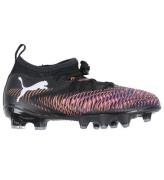 Puma Fotbollsskor - Future 8 Match FG/AG Jr - Svart/Vit/Glowin