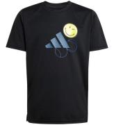 adidas Performance T-shirt - B Smi - Black/Prloin/Byellow