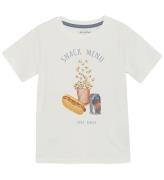 Minymo T-shirt - Marshmallow White m. Tryck