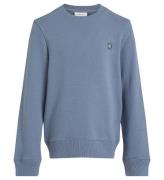 Calvin Klein Sweatshirt - Mono Mini MÃ¤rke - Grisaille Grey