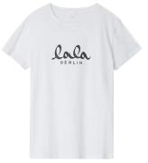 Lala Berlin T-shirt - Cara - Vit m. Svart