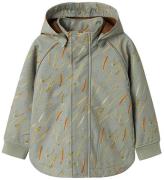 Name It Softshelljacka m. Fleece - NmmAlfa08 - Shadow/Field