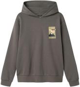 LMTD Hoodie - NlmSarif - Granit Grey