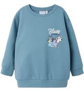 Name It Sweatshirt - NmmFrits Bluey - Spring Lake