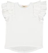 MarMar T-shirt - Modal - Tavora Frill - Mild White