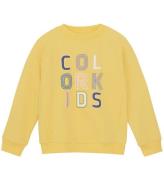 Color Kids Sweatshirt - Banana Cream m. Tryck