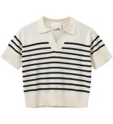 Sofie Schnoor Polo - Ull - Off White/Svart