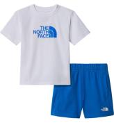 The North Face Set - T-shirt/Shorts - White/Hero Blue