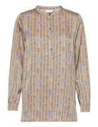 Shirt Blouse In Sprout Print Brown Coster Copenhagen