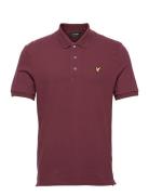 Plain Polo Shirt Purple Lyle & Scott